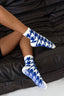 Houndstooth - Blue and White