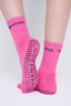 Pink Basic Unisex Crew Grip socks