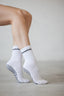 White Crew Grip socks
